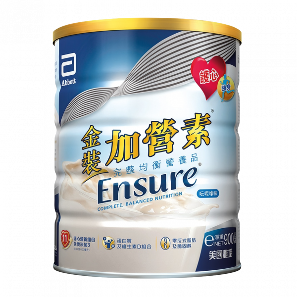 雅培 Ensure 金裝加營素 (雲尼拿味) (罐裝 900克)