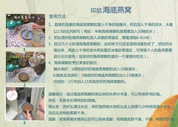 海底燕窝 美容抗皱的瑰宝
