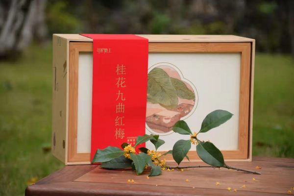 【廿四間茶業】桂花九曲红梅茶 大雅瓷瓶礼盒 【桂花九曲红梅茶】