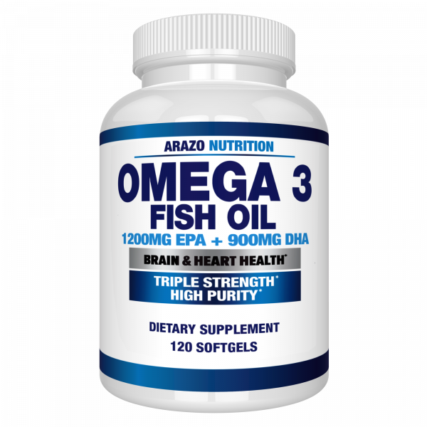 【US R US】ARAZO NUTRITION Omega 3 欧米茄-3 鱼油 （120软囊）