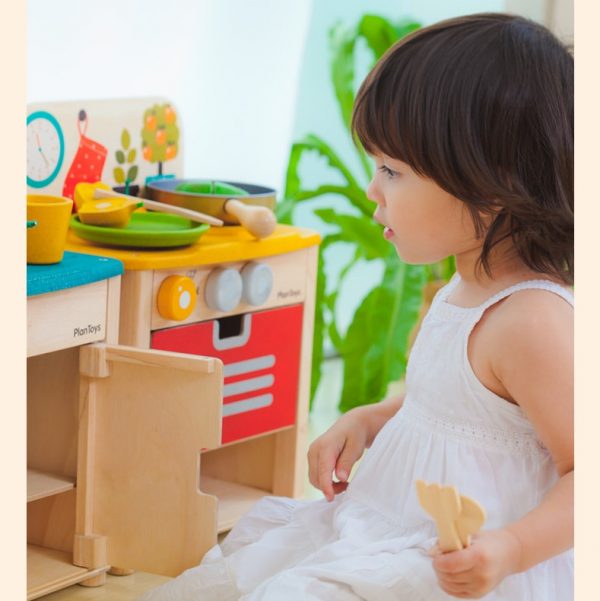 2 【Plan Toys】廚房組合玩具