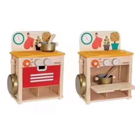 3 【Plan Toys】廚房組合玩具