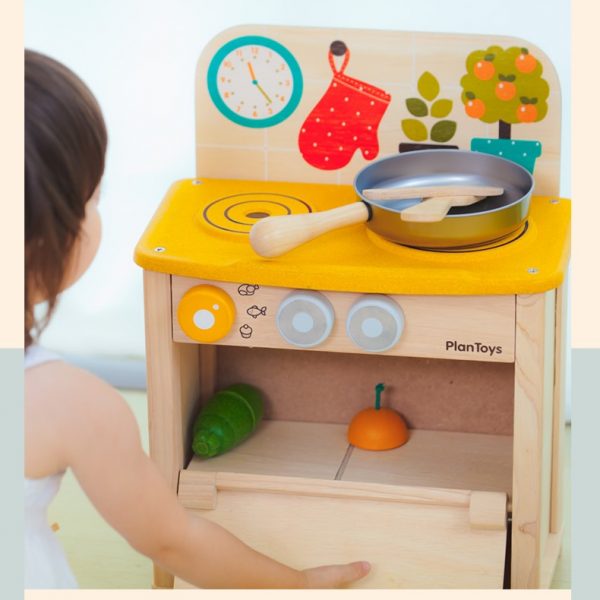 4 【Plan Toys】廚房組合玩具