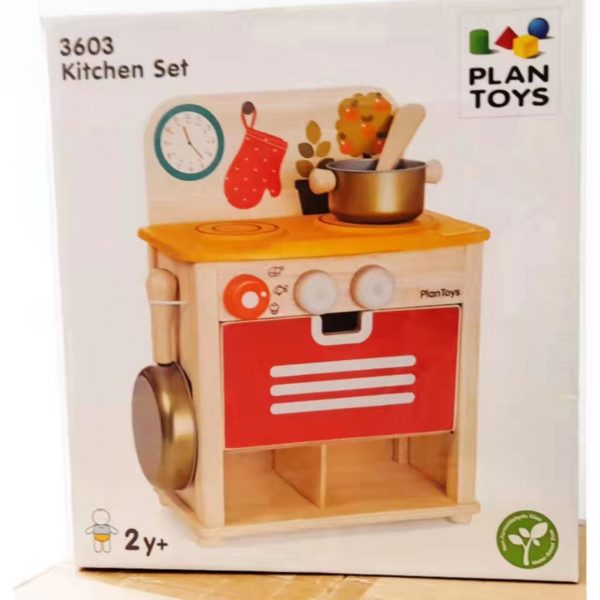 5 【Plan Toys】廚房組合玩具